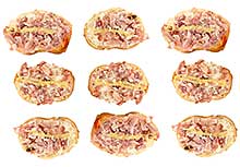Ambramo Bruschetta geitenkaas en spek