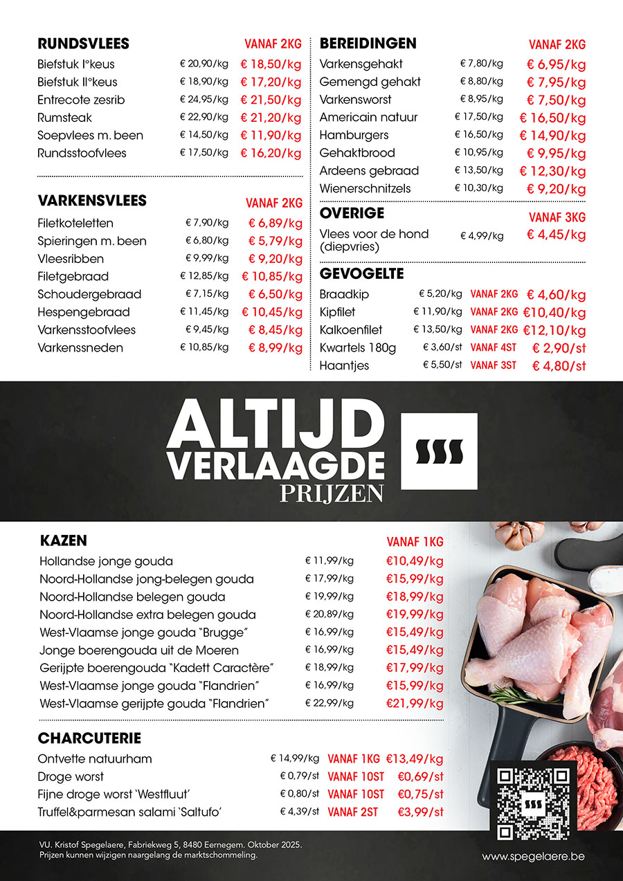 altijd verlaagde prijzen