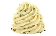 Aardappelpuree met bieslook