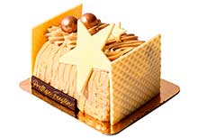 Kerstbûche 'Boterroom chocolade'
