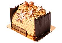 Kerstbûche 'Slagroom mokka'
