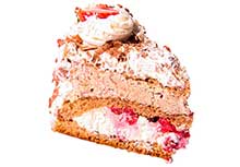 Mini-buche “Slagroom fruit”