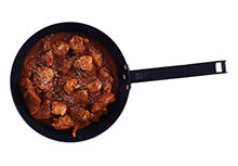 Kip in Indische licht pikante currysaus