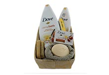 Geschenkmand Dove beige