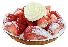 Aardbeientaart en croute
