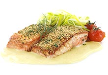 Bereide zalmfilet