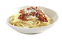 Spaghetti met kippenbolognaise